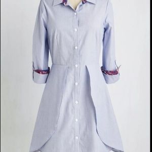 Doe & Rae buttondown tunic/dress